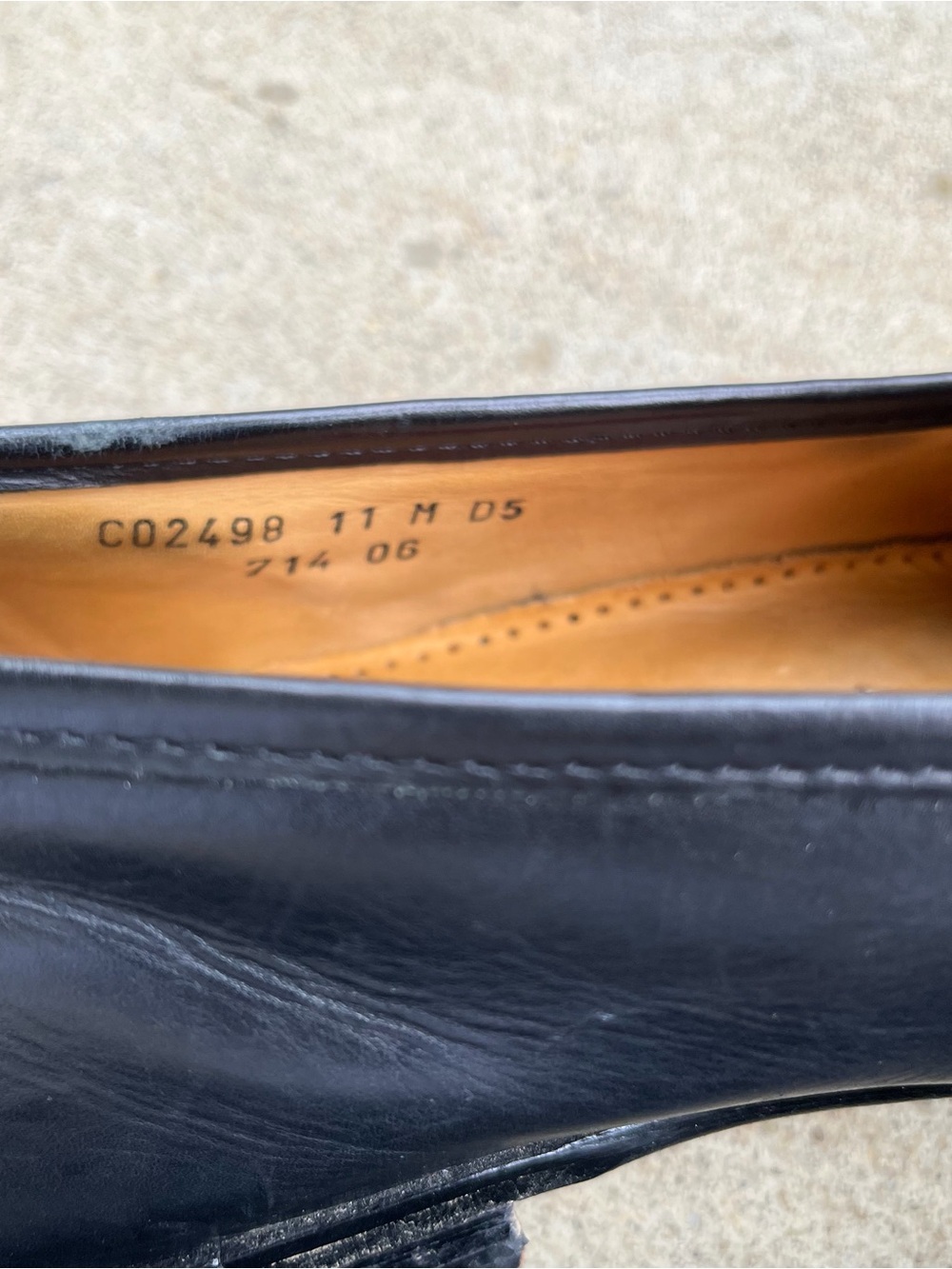 Cole Haan Bit Loafer Sz 11 D/M Fine Leather BLACK Mens Shoes CLASSIC Comfortable - Picture 6 of 7